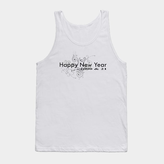 18 - Happy New Year 2000 & 21 Tank Top by SanTees